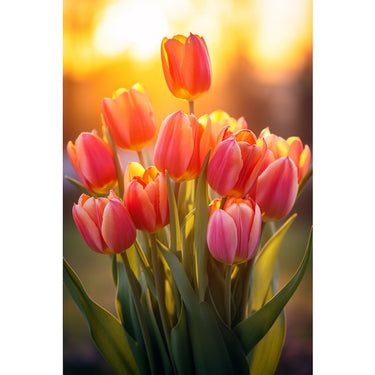 Pink Tulip canvas